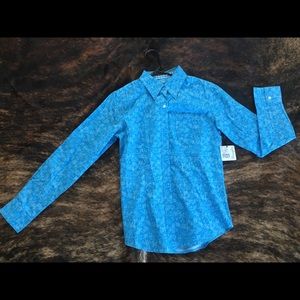 Paisley button down shirt